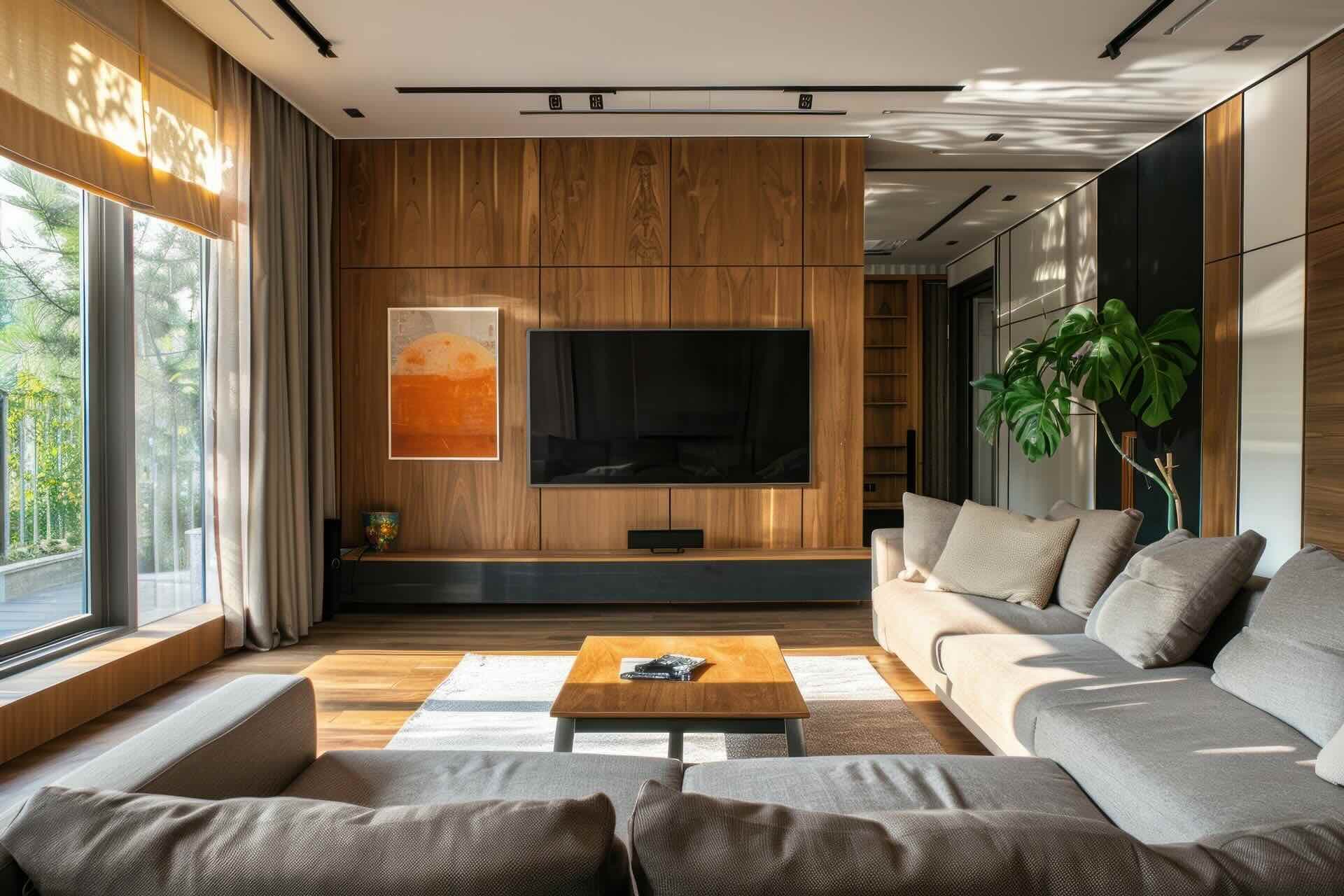 Parete TV moderna: idee e soluzioni per un soggiorno elegante